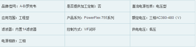 _fԄ(dng) PowerFlex 755 ׃l a(chn)Ʒ