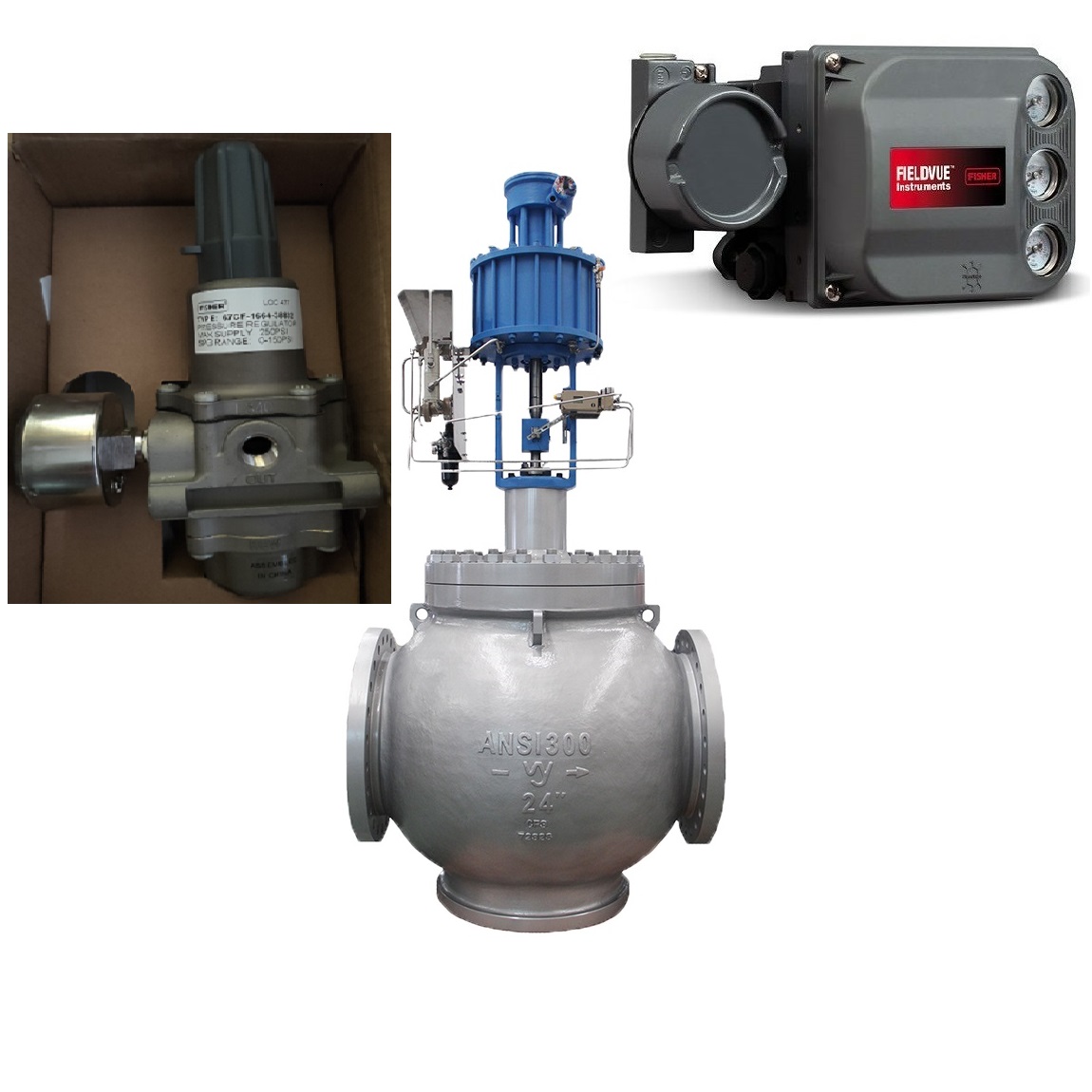 Famous Brand flow Control Valve with Fisher DVC6200 valve positioner and 67CFSR filter regulator-5